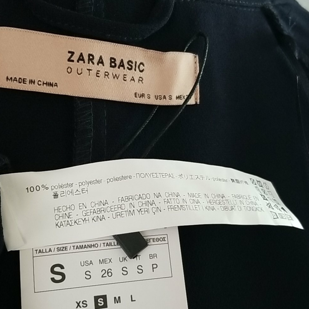 ZARA // ltd ed blogger fave ruffle detail metal grommet belt trench coat - Picture 15 of 16